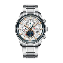 Cargar imagen en el visor de la galería, RELOJ PARA HOMBRE CURREN 8362 KRED0419 - PLATEADO