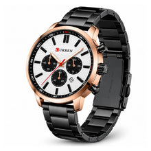 Cargar imagen en el visor de la galería, RELOJ PARA HOMBRE CURREN LUXURY KREC102001 - NEGRO
