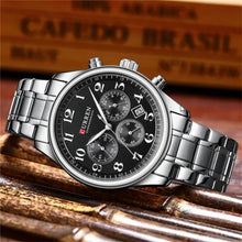 Cargar imagen en el visor de la galería, RELOJ PARA HOMBRE CURREN 8466 KREE2002 - PLATEADO
