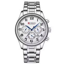 Cargar imagen en el visor de la galería, RELOJ PARA HOMBRE CURREN 8466 KREE2001 - PLATEADO