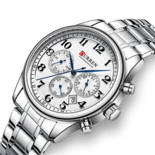 Cargar imagen en el visor de la galería, RELOJ PARA HOMBRE CURREN 8466 KREE2001 - PLATEADO
