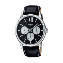 Cargar imagen en el visor de la galería, RELOJ CLÁSICO PARA HOMBRE CASIO MTP_E312L_1BV - NEGRO