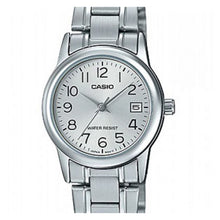 Cargar imagen en el visor de la galería, RELOJ PARA MUJER CASIO LTP_V002D_7B - PLATEADO