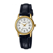 Cargar imagen en el visor de la galería, RELOJ CLÁSICO PARA MUJER CASIO LTPV002GL-7B2UDF - NEGRO