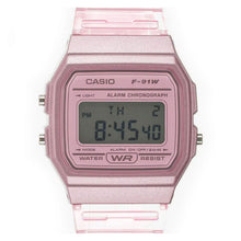 Cargar imagen en el visor de la galería, RELOJ DEPORTIVO PARA MUJER CASIO - F91WS-4DF - ROSA
