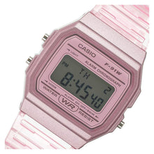 Cargar imagen en el visor de la galería, RELOJ DEPORTIVO PARA MUJER CASIO - F91WS-4DF - ROSA
