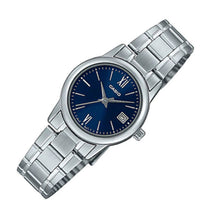 Cargar imagen en el visor de la galería, RELOJ PARA MUJER CASIO - LTPV002D-2B3UDF - PLATEADO