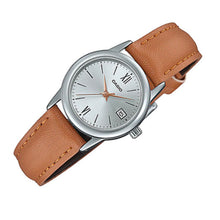Cargar imagen en el visor de la galería, RELOJ CLÁSICO PARA MUJER CASIO LTP-V002L-7B3UDF - CAFÉ