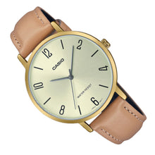 Cargar imagen en el visor de la galería, RELOJ CLÁSICO PARA MUJER CASIO LTPVT01GL-9B2UDF - BEIGE