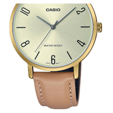 Cargar imagen en el visor de la galería, RELOJ CLÁSICO PARA MUJER CASIO LTPVT01GL-9B2UDF - BEIGE