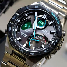 Cargar imagen en el visor de la galería, RELOJ PARA HOMBRE CASIO EDIFICE ECB-950DB-2ADF - PLATEADO