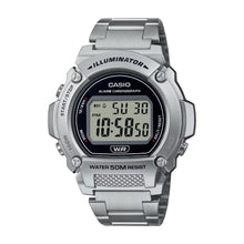 Cargar imagen en el visor de la galería, RELOJ PARA HOMBRE CASIO ILLUMINATOR W219HD-1AVDF - PLATEADO
