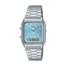 Cargar imagen en el visor de la galería, RELOJ PARA UNISEXO CASIO VINTAGE EDGY AQ-230A-2A1 - PLATEADO