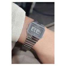 Cargar imagen en el visor de la galería, RELOJ PARA UNISEXO CASIO A700WEV-7ADF A700WEV-7ADF - PLATEADO