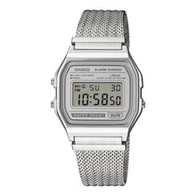 Cargar imagen en el visor de la galería, RELOJ PARA MUJER CASIO ICONIC A158WEA-7DF - PLATEADO