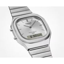 Cargar imagen en el visor de la galería, RELOJ PARA UNISEXO CASIO AQ-240E-7A AQ-240E-7A - PLATEADO