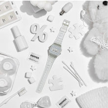 Cargar imagen en el visor de la galería, RELOJ DEPORTIVO PARA MUJER CASIO F-91 F-91WS-7A2DF - BLANCO