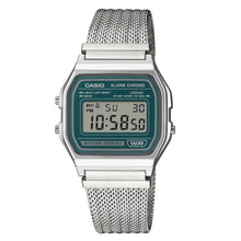 Cargar imagen en el visor de la galería, RELOJ PARA UNISEXO CASIO A158WEM A158WEM-3DF - PLATEADO