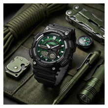 Cargar imagen en el visor de la galería, RELOJ DEPORTIVO PARA HOMBRE CASIO CARA VERDE AEQ-110W-3A2VDF - NEGRO