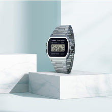 Cargar imagen en el visor de la galería, RELOJ PARA UNISEXO CASIO ICONIC A158WEA-1DF - PLATEADO