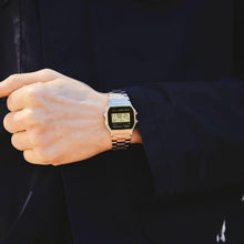 Cargar imagen en el visor de la galería, RELOJ PARA UNISEXO CASIO ICONIC A158WEA-1DF - PLATEADO