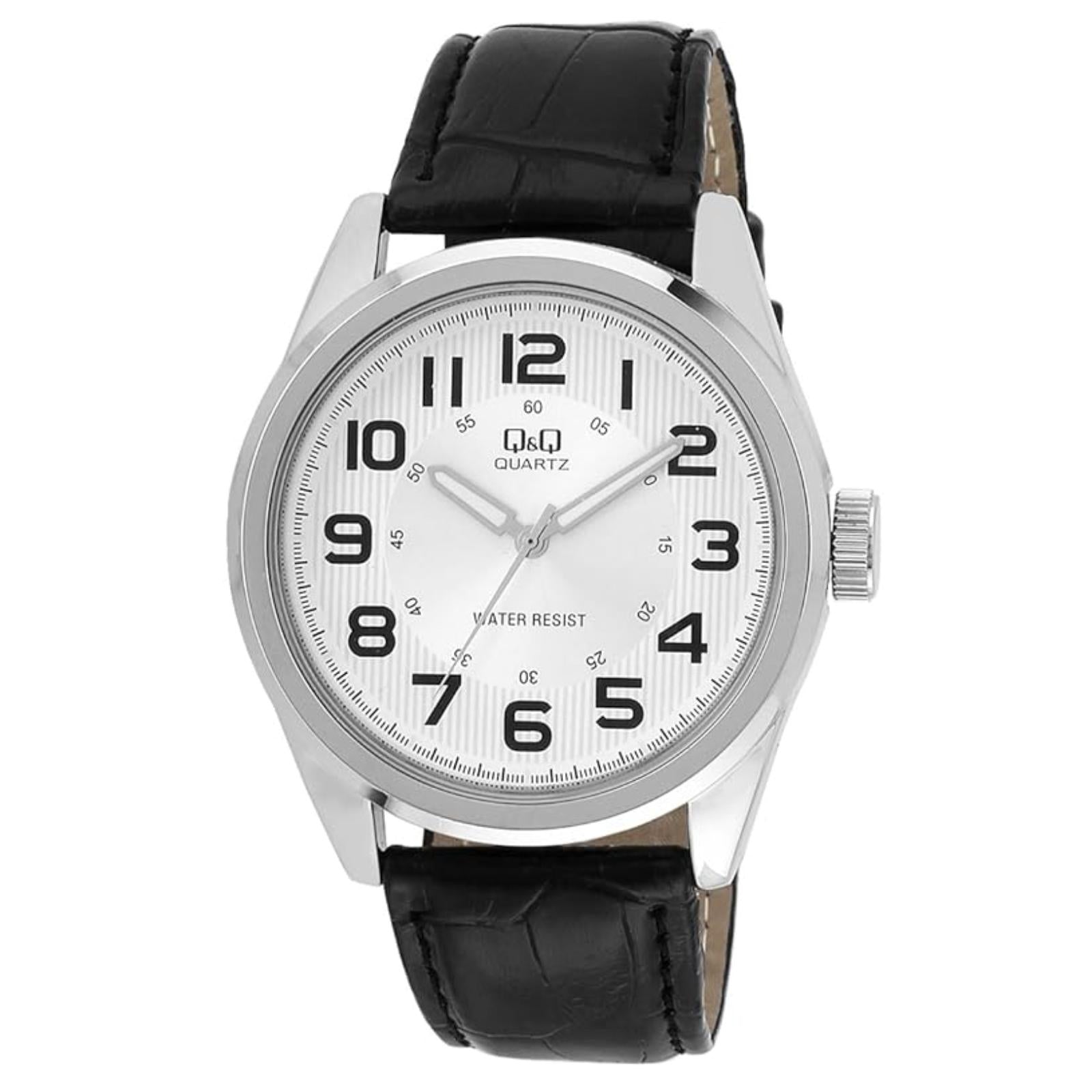 RELOJ CLÁSICO PARA HOMBRE Q&Q RELOJ QQ ANALOGO Q266J304Y NEGRO