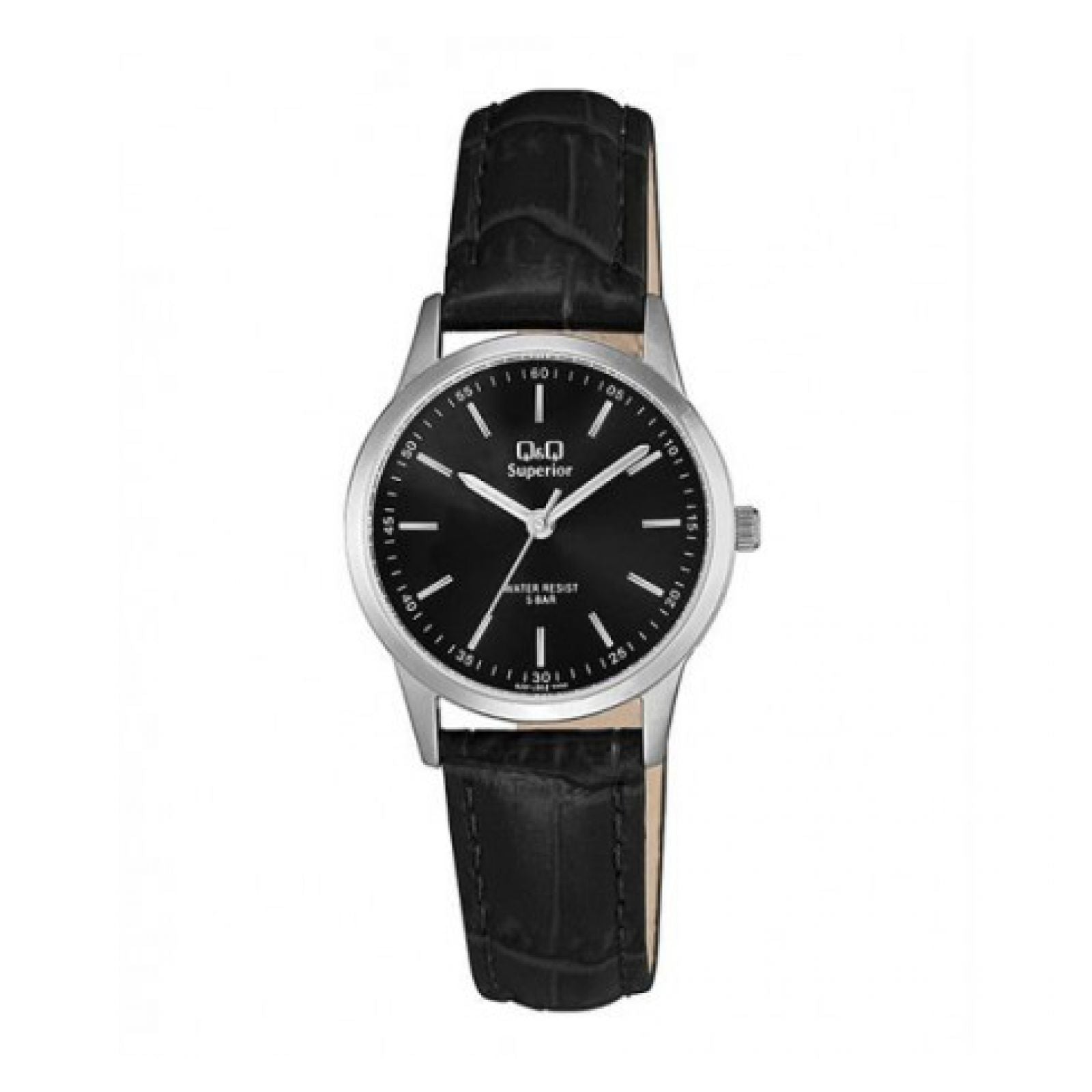 RELOJ CLÁSICO PARA MUJER Q&Q SUPERIOR S281J302Y NEGRO – Kronotime