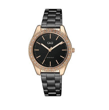 Cargar imagen en el visor de la galería, RELOJ PARA MUJER Q&Q 4966006855623 QZ59J432Y - NEGRO