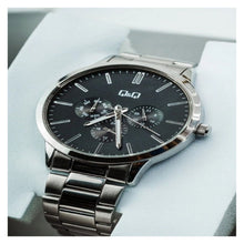 Cargar imagen en el visor de la galería, RELOJ PARA HOMBRE Q&Q Q&Q A01A-003PY - PLATEADO