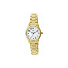 Cargar imagen en el visor de la galería, RELOJ PARA MUJER Q&Q C09A C09A-012PY - DORADO