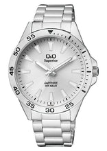 Cargar imagen en el visor de la galería, RELOJ PARA HOMBRE Q&Q SUPERIOR S08A-008VY - PLATEADO