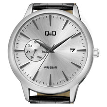 Cargar imagen en el visor de la galería, RELOJ CLÁSICO PARA HOMBRE Q&Q A12A A12A-002PY - NEGRO