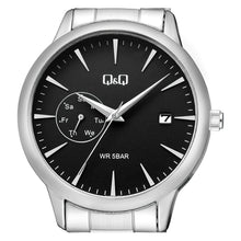 Cargar imagen en el visor de la galería, RELOJ PARA HOMBRE Q&Q A12A A12A-009PY - PLATEADO