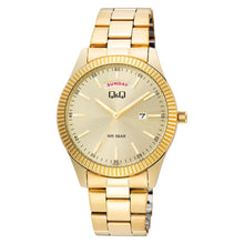 Cargar imagen en el visor de la galería, RELOJ PARA HOMBRE Q&Q A14A-001PY A14A-001PY - DORADO