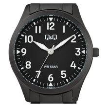 Cargar imagen en el visor de la galería, RELOJ PARA HOMBRE Q&Q STANDART Q76B-001PY - NEGRO