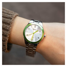 Cargar imagen en el visor de la galería, RELOJ PARA MUJER Q&Q Q78B-007PY Q78B-007PY - PLATEADO