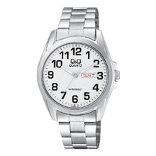 Cargar imagen en el visor de la galería, RELOJ PARA HOMBRE Q&Q A190 A190-204Y - PLATEADO