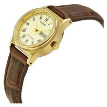 Cargar imagen en el visor de la galería, RELOJ CLÁSICO PARA MUJER CASIO CASIO LTP-V006GL-9BUDF - MARRÓN