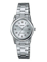 Cargar imagen en el visor de la galería, RELOJ PARA MUJER CASIO LTP_V001D_7B - PLATEADO