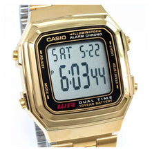 Cargar imagen en el visor de la galería, RELOJ PARA UNISEXO CASIO A-178WGA-1 - DORADO