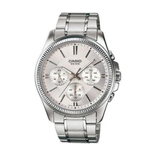Cargar imagen en el visor de la galería, RELOJ PARA UNISEXO CASIO MTP-1375D-7AV - PLATEADO