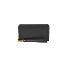 Cargar imagen en el visor de la galería, BILLETERA FOSSIL EMMA RFID LARGE ZIP CLUTCH NEGRO SL7153001