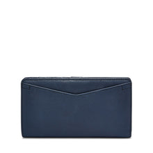 Cargar imagen en el visor de la galería, BILLETERA FOSSIL CAROLINE RFID SLIM BIFOLD WALLET NEGRO SL7353001