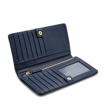 Cargar imagen en el visor de la galería, BILLETERA FOSSIL CAROLINE RFID SLIM BIFOLD WALLET NEGRO SL7353001