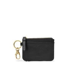 Cargar imagen en el visor de la galería, MONEDERO FÓSIL AUBREY ZIP COIN NEGRO SL7813227 MUJER