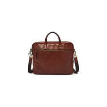 Cargar imagen en el visor de la galería, BOLSO FOSSIL HASKELL SINGLE ZIP BRIEFCASE MARRÓN MBG9343222
