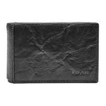 Cargar imagen en el visor de la galería, BILLETERA FOSSIL BIFOLD NEGRO ML3887001 HOMBRE
