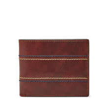 Cargar imagen en el visor de la galería, BILLETERA FOSSIL REESE RFID CAFÉ ML3980200