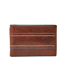 Cargar imagen en el visor de la galería, CLIP PARA BILLETES FOSSIL REESE RFID MARRÓN ML3982200
