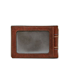 Cargar imagen en el visor de la galería, CLIP PARA BILLETES FOSSIL REESE RFID MARRÓN ML3982200